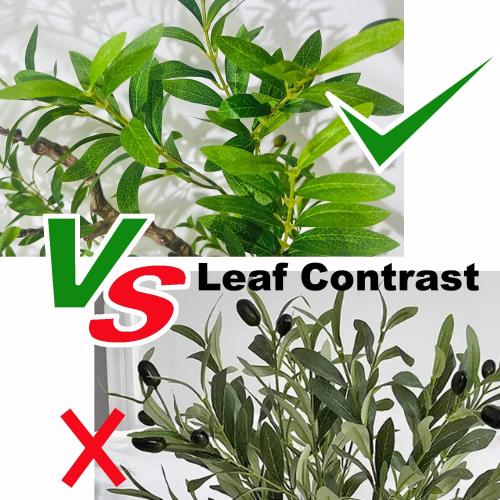Faux Olive Tree Fake Tree Artificial Indoor 7 Feet (84 inches) Realistic Potted Silk Indoor Large Fruit for Home Offices, Living Rooms, Bedrooms, Stairs and Foyer Decor