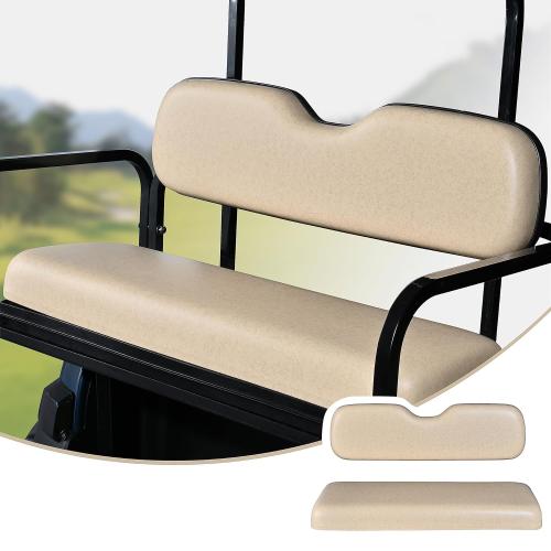 NOKINS Universal Golf Cart Rear Seat Replacement Cushions for Club Car EZGO Yamaha Golf Cart Back Seat