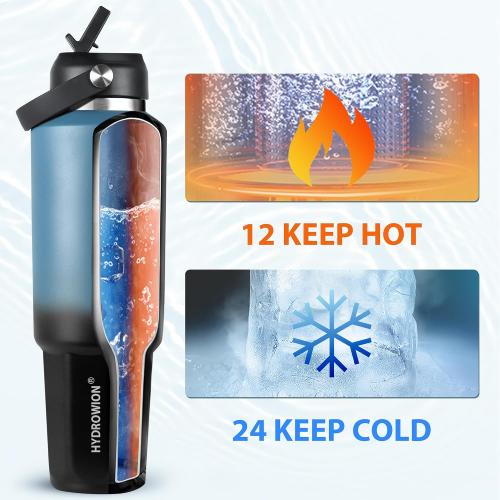 32 oz Car Insulated Bottle   32 oz Octagonal Non-Slip Car Insulated Bottle