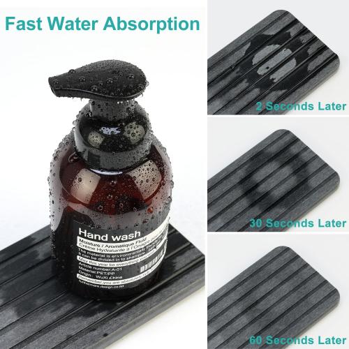 Diatomite Stone Sink Tray Drying Mat for Kitchen Soap Bathroom Counter Tray