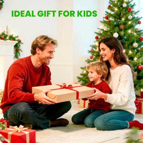 Electric Drum Set Built-in Speaker, Kids Drum Pad and Sticks, Portable Roll Up Drums Practice Pad for Kids, Great Birthday for Girls Boys