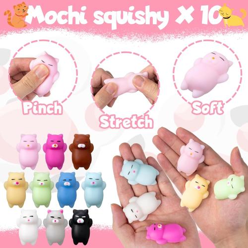 Cat Party Favors for Kids - Cat Themed Birthday Party Supplies Cat Toys Goodie Bag Stuffers Fillers
