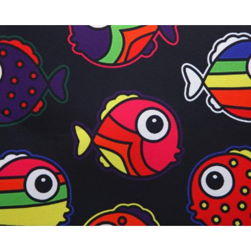 10-Inch Laptop Shoulder Sleeve Case and Tablet Bag for most 9.7 10 10.1 10.2 Ipad/Notebook/eBook/Readers (black red fish)