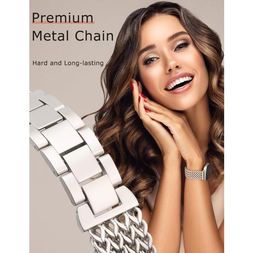 Minyee Metal Bands with fitbit
