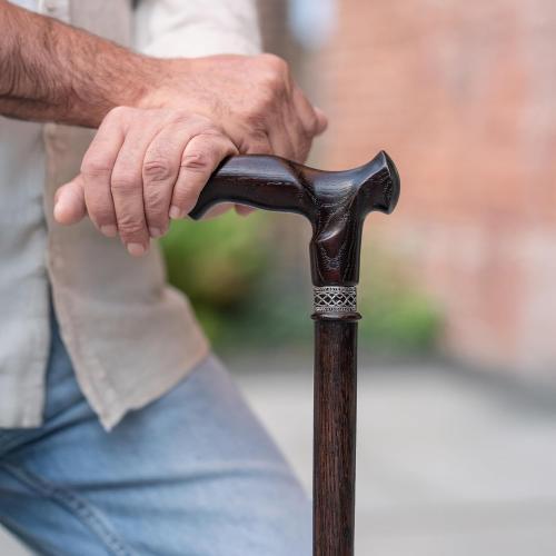 Asterom Walking Cane for Men & Women - Handmade, Ergonomic, Wooden Canes - Cool Walking Sticks for Seniors