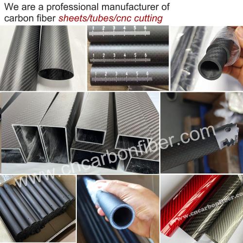 Size 30mmx27mmx500mm,1.5MM 2pcs 30mm Carbon Fiber Tube 30mmx27mmx500mm,1.5MM Wall Thickness 500MM Length,3K roll Wrapped Twill Matte Finish
