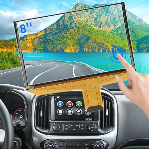 Touch Screen Replacement Digitizer DJ080PA-01A Fit 2014-2018 Chevy Silverado 1500 Tahoe Chevrolet Colorado 2015 GMC Sierra Acadia Terrain Yukon Trucks SUV Mylink 8-inch Touchscreen Radio Navigation