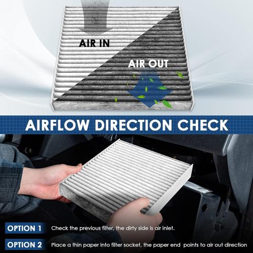 KURIMUP Cabin Air Filter,Replacement for CP150（CF12150）,Premium Cabin filter with Activated Carbon, Fit for Expedition, F150/F250 Super Duty/F350 Super Duty, Navigator (1 pack)