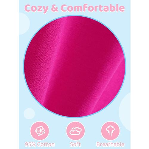 Resinta 8 Pack Baby Toddler Girls Cotton Bike Shorts Kids Safety Under Dress Dance Shorts