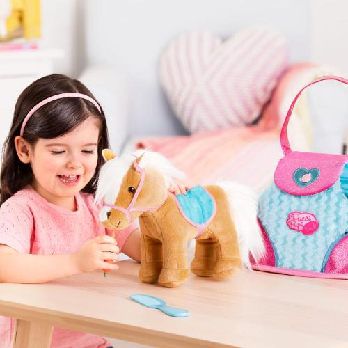Pucci Pups – Plush Horse – Dog Carrier – Heart & Stripes Bag & Pony – Comb & Purse – Stuffed Animal – 2  Years