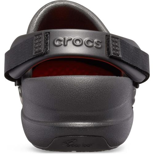 men's 7 women's 9 Crocs Men's and Women's Bistro Pro Literide Clog | Slip Resistant Work Shoes