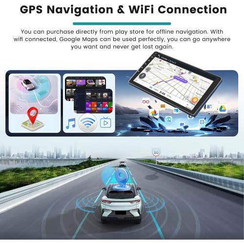 Roinvou 2 64G Radio for Toyota Camry 1997-2003 Android 13 Car Stereo Wireless Carplay, 9 inch Touch Screen for Camry Android Auto Bluetooth GPS WiFi FM RDS Mirror Link 26UI   Backup Camera