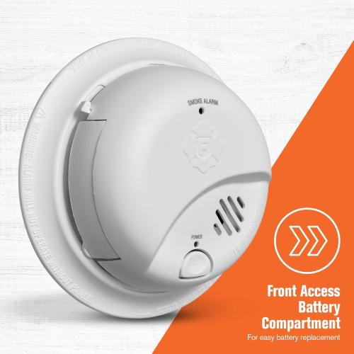 First Alert SMI100, Battery-Operated Smoke Alarm, 2-Pack