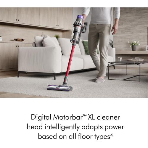 Dyson SV29 Outsize Cordless Vacuum Cleaner | Nickel/Red | Refurbished