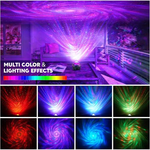 Star Projector, ZonQoonz Galaxy Projector with APP Remote Control,Music Speaker Aurora Projector, Night Light Projector for Kids Adults Gaming Room, Home Theater, Birthday, Party