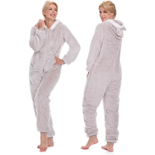 Onesie Pajamas for Women Fleece Womens Onesie Pajamas, Fuzzy Pajama Onesies for Women SIZE MEDIUM