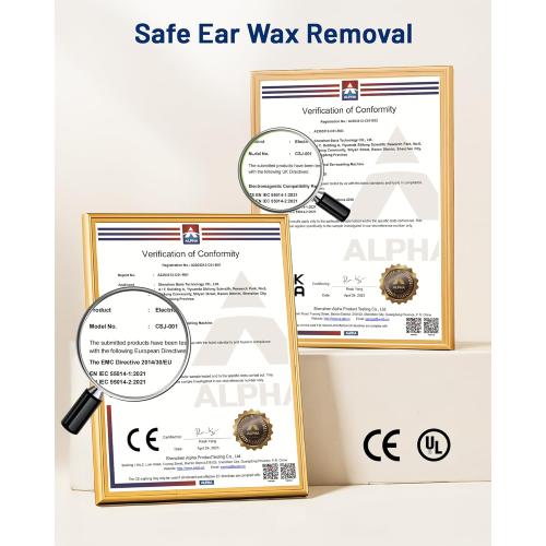 Upgraded Ear Wax Removal with One-Piece Waste Tank, Safe Cleaner with Water Temperature Sensor, Effective Ear Irrigation Kit, IPX7, FSA-HSA-Eligible, Semi-Transparent