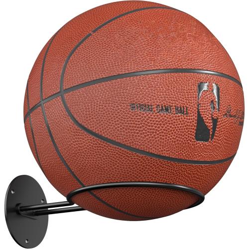 Basketball Wall Mount, Wall Basketball Holder, Boys Room Decor, Black