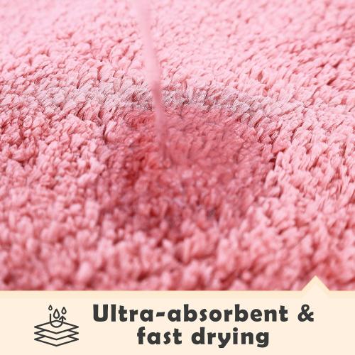 Peach Bath Mat for Bathroom 18.8 x 23.6 Cute Cartoon Deco Non Slip Fruit Shaped Washable Bathroom Bathtub Rug Absorbent Shower Rugs