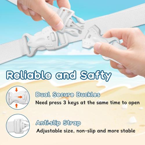 DRQ Toddler Swim Vest, Toddler Floaties for 22-66lbs Kids, Puddle Jumper Kids Life Jacket with Shoulder Harness Arm Wings for Girls Boys 2 3 4 5 6 Years Old