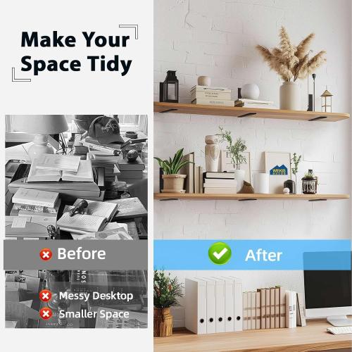 6-Pack Heavy Duty Floating Shelves