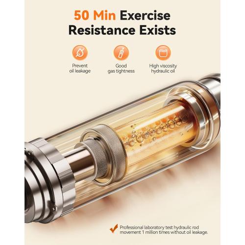 Niceday Steppers for Exercise, Stair Stepper with Resistance Bands, Mini Stepper with 300LBS Loading Capacity, Hydraulic Fitness Stepper with LCD Monitor