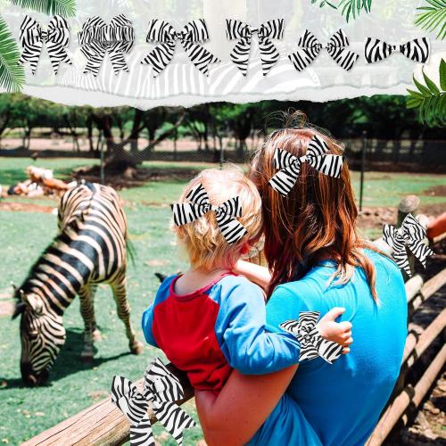 Chuangdi 1 Pcs Zebra Print Ribbon Christmas Craft 1.5 inch