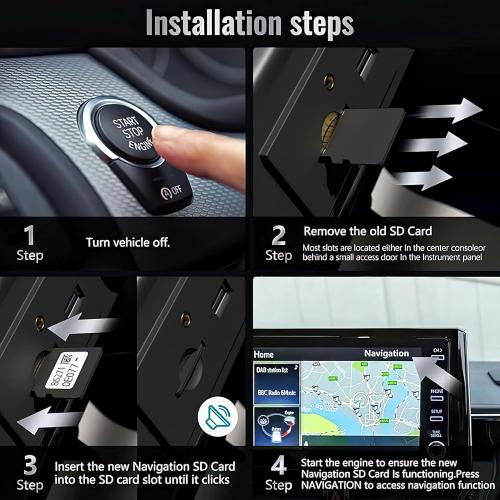 2025 Navigation sd Card Update 86271-0E077 Fits Only Toyota 4Runner, Camry, Corolla, Highlander, Prius, Tacoma, Tundra, Rav4 & More, GPS Map, Mi ro sd Card Update for USA & Canada