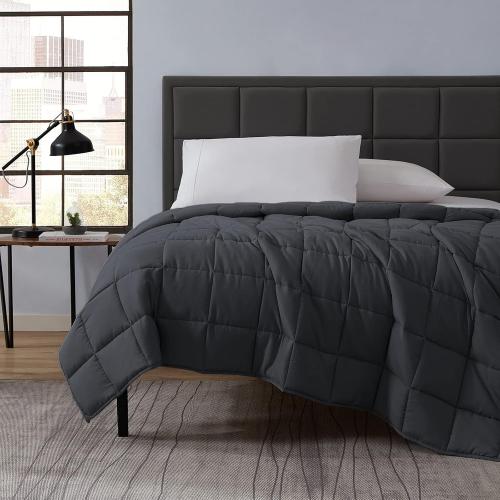 L'AGRATY Weighted Blanket Kids - 40x60 10lbs Breathable Childrens Heavy Blanket Microfiber Material with Glass Beads All-Season Summer Fall Winter Soft