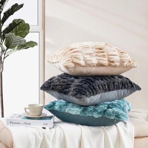Home Soft Things Shar Pei Decorative Throw Pillow Covers 2 Set, Accent Soft Fluffy Stylish Euro Couch Sofa Pillowcases, Meteorite, 26'' x 26''