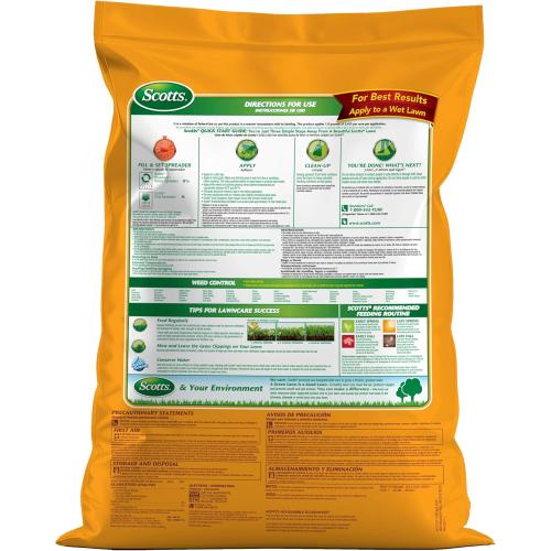 Scotts Turf Builder WinterGuard Fall Weed & Feed3, Weed Killer Plus Fall Fertilizer, 4,000 sq. ft., 11.43 lbs.