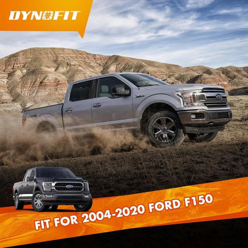 Dynofit F150 Upper Control Arms for 2-4 Leveling Kit, Front Suspension Tubular Control Arm for 2004-2020 Ford F-150, Ball Joint Angle Correction for Lift Kit & Off-Road Performance, Set of 2 Pcs