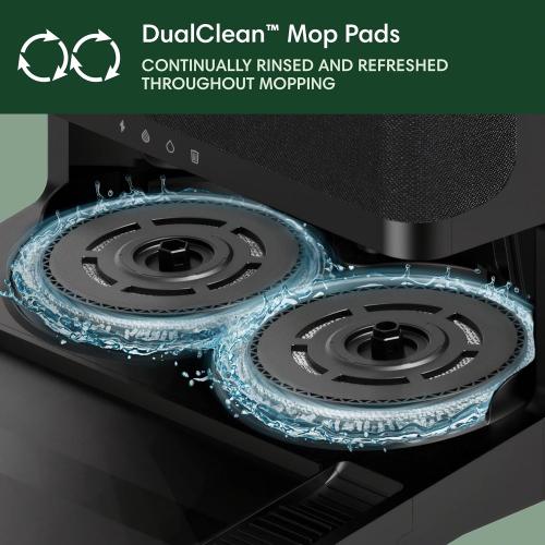 iRobot Roomba Plus 405 (G185) Combo Robot Vacuum & Mop with AutoWash Dock - Spinning Mop Pads, Self-Empties, Pad Washing & Drying, Self-Cleaning, Pad-Lift, LiDAR Navigation