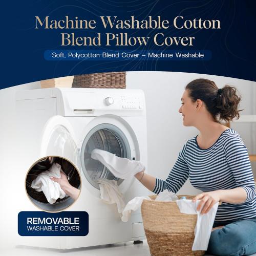 Gravity Leg Rest Pillow – Foam Wedge for Post-Surgery Recovery, Back Pain Relief, Side Sleeping, Varicose Veins, Restless Legs, Includes Removable, Washable Cover White