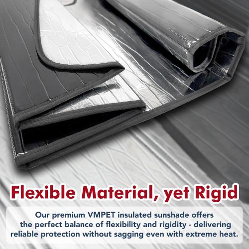 Custom Fit Windshield Foldable Sunshade for Subaru Forester SUV, 2026 2025, Compact Block UV Rays Protector Lightweight Flexible Rigid Insulation Accessories (Made in USA)