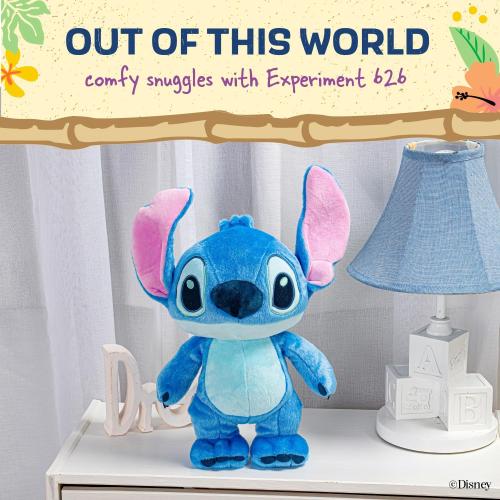Disney Baby Lilo & Stitch Soft Huggable Stuffed Animal Cute Plush Toy for Toddler Boys and Girls, Gift for Kids, Blue Stitch 15 Inches