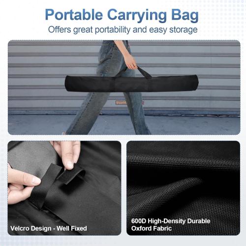 10 x 8FT Backdrop Banner Stand, Heavy Duty Adjustable Photo Background Support Frame Kit, Step and Repeat Stand for Photo Booth, Parties, Exhibition, Trade Show, Wedding