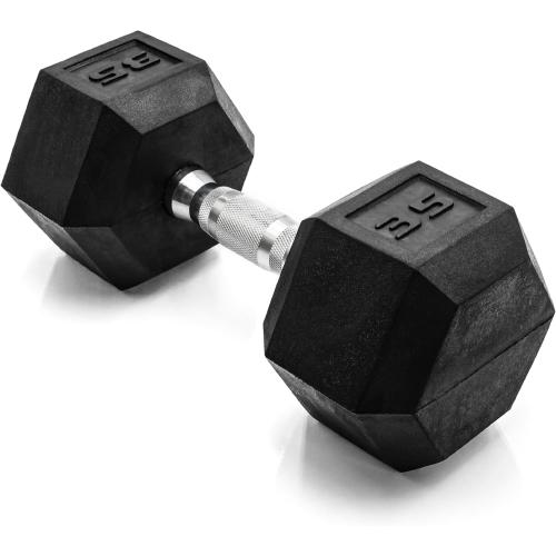 CAP Barbell Coated Hex Dumbbell Weight | Multiple Options