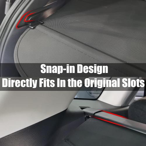 Cargo Cover for 2017-2022 Honda CRV Accessories, for Honda CRV Accessories Retractable Trunk Cover Security Shield Shade Privacy Screen for CR-V Anti-Peeping(Canvas)