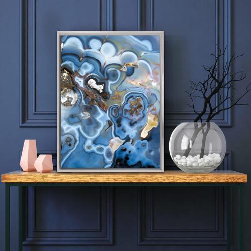 Floater Frame Extra Large Deep Canvas Paintings/Canvas Prints/Wood Canvas Panels/Wall Art/Wall Decor/Home Decor/Artwork (Chrome, Portrait)