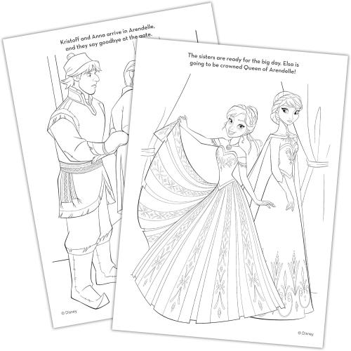 Disney Frozen 2 Elsa and Olaf 48-Page Color and Trace Activity Book, Bendon 46038