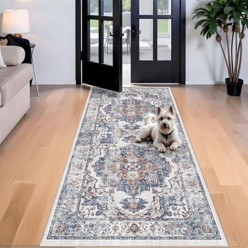Washable Hallway Area Rug small