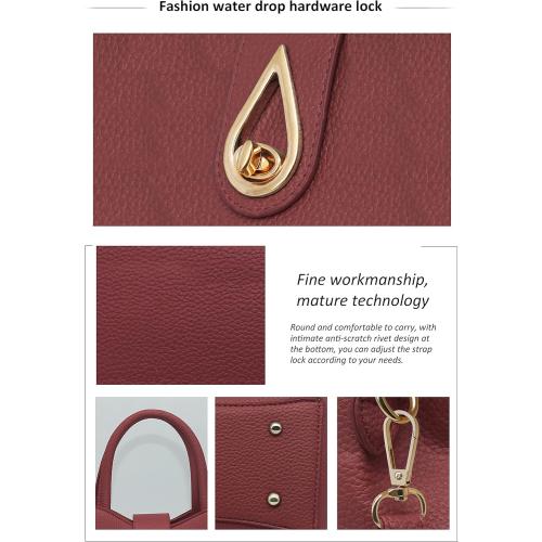 Pahajim PU Leather Purse for Women Ladies Top Handle Handbags Designer Work Cute Satchel Tote Bags