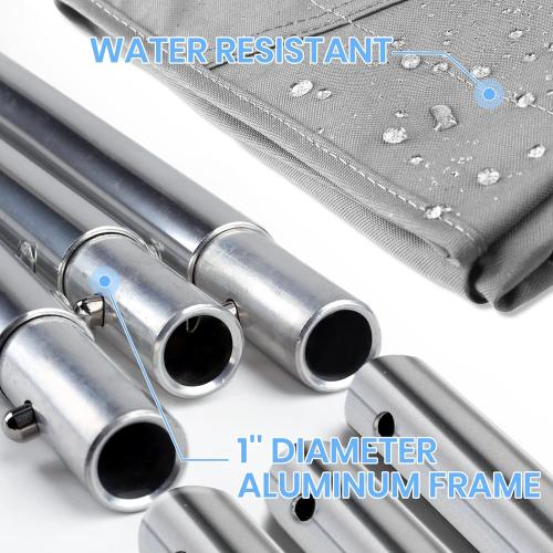 Leader Accessories 10 Colors 3 Bow 4 Bow Bimini Top Cover for Boat Includes 4 Straps 2 Rear Support Poles Mounting Hardwares Storage Boot with 1 Aluminum Frame