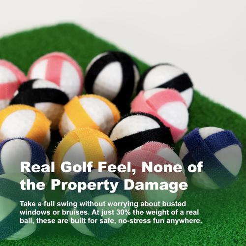 Chipping Game - The Original Portable Golf Game for Chipping Practice for Dads and Junior Golfers - Indoor and Outdoor (Extra Balls Set - 8 Players)