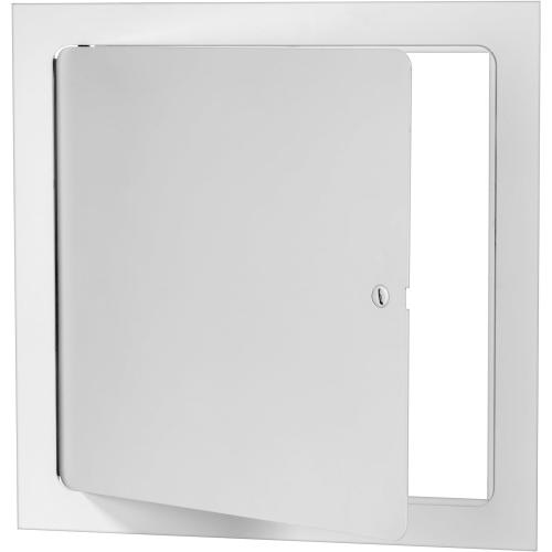 Premier 5000 Series Commercial Grade Steel Access Door, 12 x 12 Flush Universal Mount, White (Screwdriver Latch)