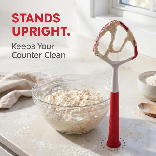 KneadAce Dough Wand, Reinvented Danish Dough Whisk for Sourdough Mixing