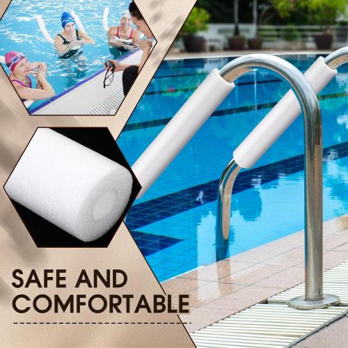 Pangda 3 Pack Pool Noodles Foam Noodles Swim Clamp Jumbo Hollow Foam Large Pre Slit Clamp Protection for Swimming Floating Craft Projects Padding Bumper