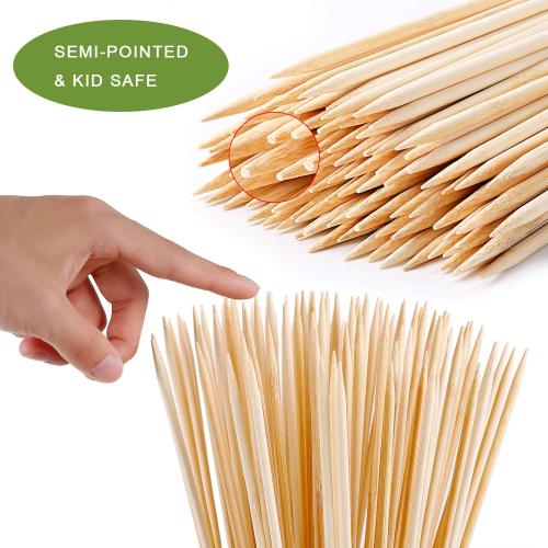 Set of 120 PCS Bamboo Marshmallow Roasting Sticks, SMores Skewers for Fire Pit, Extra Long 30 Inch Heavy Duty 5mm Thick Wooden SMores Sticks for Open Fire Pits Roaster Barbecue Hot Dog Camping Kebab Sausage