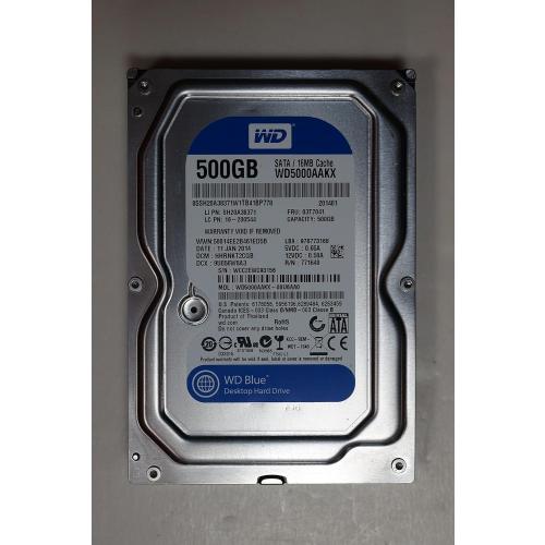 Size 500GB Western Digital Caviar Blue WD5000AAKX 500GB SATA3 7200rpm 16MB Hard Drive Rotational Speed